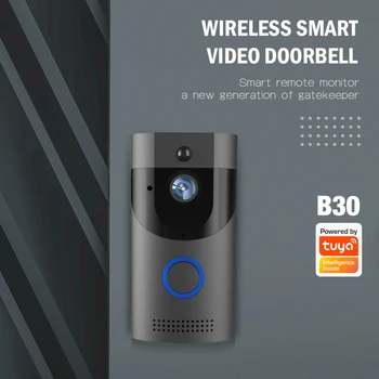 Smart Video Duris Varpelių 720P Belaidžio Ryšio EGLĖS Signalizacijos SPINDULIŲ Naktinio Matymo IP Kameros
