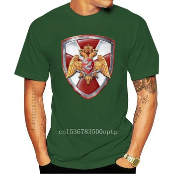T-shirt Emblema specialiųjų pajėgų rusijos guard SPETSNAZ Vyrų Drabužiai.