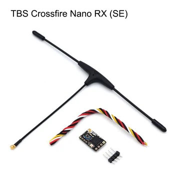 TBS Crossfire Nano SE Imtuvas Nemirtingas T V2 antenos RX CRSF 915/868Mhz Ilgo Nuotolio Radijo ryšio sistema FPV Drone