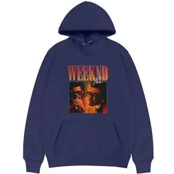 The Weeknd Classic 2.0 90-ųjų Derliaus Vyrų Hoodie Moterų Atsitiktinis Palaidų Hoodies Palaidinukė Puloveris Žmogus, Paltai, vyriški Hip-Hop Streetwear