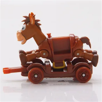 Tomy Tomica Mini Lydinio Automobilio Modelį Žaislų Istorija Animacinių Filmų Anime Raudona Širdis, Trojos Arklys, Vežimas, Metalo Modelio Berniukų Žaislas Pakuotėje Nr. 844730