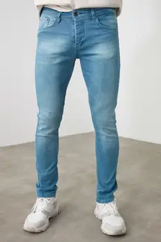 Trendyol Vyrų Liesas Džinsus TMNSS20JE0258 джинсы для мужчин штаны мужские pantalones homme hombre брюки мужские мужская одежда