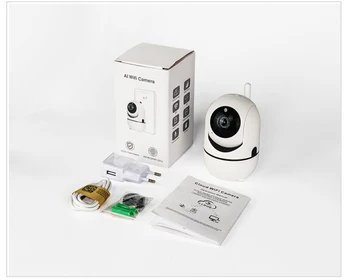 Tuya Smart 1080P IP Kameros Home Security Patalpų Stebėjimo kamerų sistemos VAIZDO Belaidė Kamera, WiFi Kūdikio stebėjimo