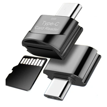 USB 2.0 Tipas C Micro TF Card Reader OTG Adapterius, Keitiklius, Mobiliųjų Telefonų Priedai Xiaomi 