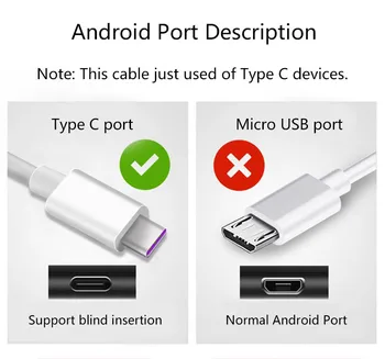 USB Tipo C Įkrovimo Kabelis Samsung S8 S9 8 Pastaba Xiaomi Mi 8 9 Modelis-c Duomenų Laidą 
