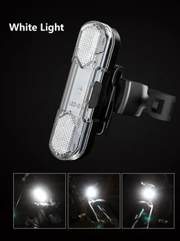 USB Įkrovimo priekinis žibintas Uodega žibintas, Dviračio Šviesos diodų (LED) Dviračių Uodegos Šviesos Galingas Dviratis Galiniai Žibintai dviračio Lempa, DVIRAČIŲ Priedai