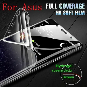 Už Asus Zenfone 4 Max ZC520KL ZC554KL Visiškai Padengti Apsaugine Hidrogelio Filmo Apie 4 Selfie Gyventi ZB501KL Screen Protector 9H