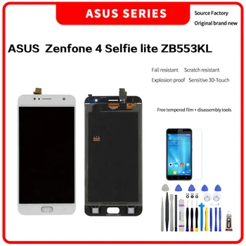 Už ASUS Zenfone 4 Selfie lite ZB553KL LCD Zenfone 4 Selfie lite ZB553KL Ekranas LCD Ekranas Touch 