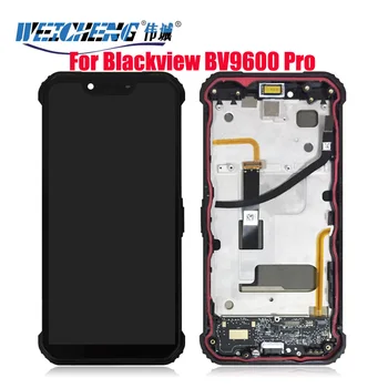 Už Blackview BV9600 Pro LCD Ekranas ir Touch Ekranas Su Rėmu Blackview BV9600 ekranas +Įrankiai