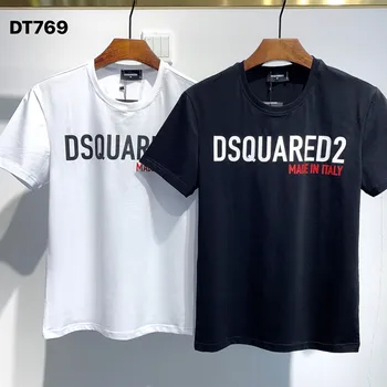 Užjūrio Autentiški 2021 NAUJA, T-Shirt D2 O-Kaklo trišakiai Trumpi rankovėmis Viršūnes DSQ2 Vyrų Drabužiai DT769