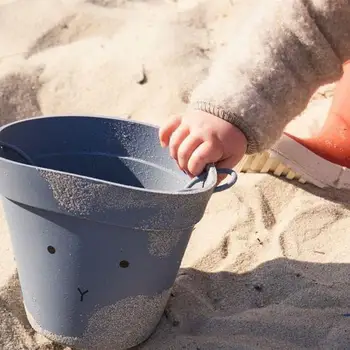 Vaikai Paplūdimio Žaislai Slicone Vasaros Kasti Smėlio Įrankis su Kibiras Vandens Žaidimo Lauko Žaislų Rinkinys Smėlio Berniukų, Mergaičių