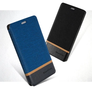 Verslo Drobės Atveju VAS X3 Flip Case Cover Odinis Minkštas Silikoninis Atramą Knygos Viršelio VAS X3 Telefono dėklas