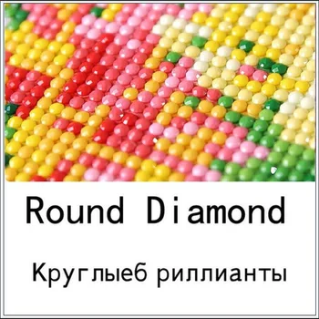 Vienaragis pasakų Diamond Tapybos Kryželiu kvadratiniu turas gręžimo 