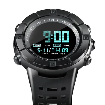 Vyriški Žiūrėti Kietas Sporto laikrodis LED Skaitmeninis Akrilo Dial Silikono Dirželis 50M atsparumas Vandeniui Laikrodis Relogio Masculino Reloj Hombre