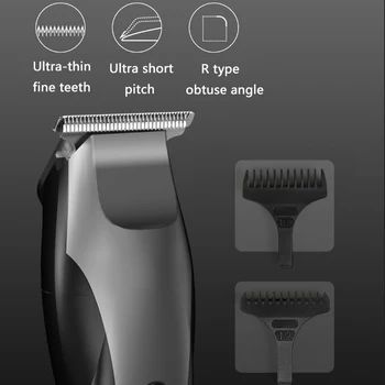 Xiaomi ENCHEN Elektriniai Plaukų Clipper Profesinės Vandeniui Plaukų Žoliapjovės, Vyrų Barzdos Skutimosi Plaukų Mašina USB Kirpykla Plaukų Trimme