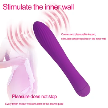 Įvairių greičių Vibratorius AV Vibratorius G-Spot Vibracijos Dildo Erotiniai Clit Massager Masturbator Plug Suaugusiųjų Sekso Žaislai Moterims Vibratorius