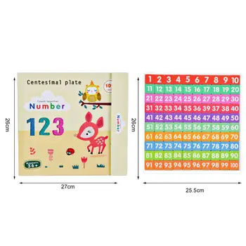 1 Nustatyti Švietimo Žaislas Magnetinio Numerio Atpažinimo Mediniai Šimtai Valdybos Montessori Žaislas, skirtas Gimtadienio Dovana