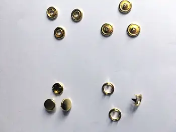 100sets 8mm bžūp šakės snap mygtukų #111 mygtuką, užtrauktuku metaliniai mygtukai 4 dalis mygtuką nickle,juoda,aukso kūdikių drabužiai FP11