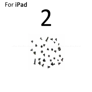10vnt/daug Varžtai iPad 4 5 6 Oro Oro 2 Mini 1 2 3 Pilnas Komplektas, Varžtai Su galinės Durys, Lcd Ekrano Apačioje Dokas Varžtas