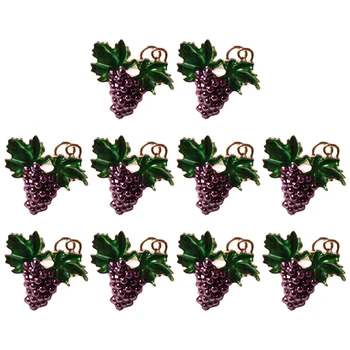 10vnt Vakarų Maisto Vaisių Vystymo Sagtis Vynuogių Servetėlių Žiedas Servetėlių Laikiklis Metalo Nagų Audinio Žiedas Stalo