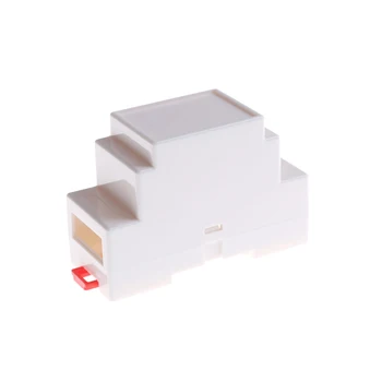1PC DIN Bėgelio PLC Skirstomosios Dėžutės Plastikinės Elektronikos Dėžutė Projekto Atveju 88x37x59mm/100*60*25mm Aukštos Kokybės