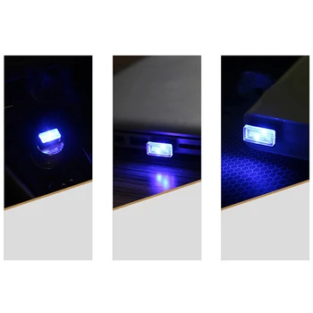 1pc LED Žibintai, Atmosfera Dekoratyvinė Lempa su USB Lizdai Avarinis Apšvietimas