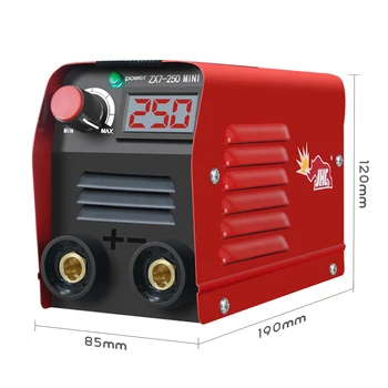 20-250A Srovė Reguliuojama Nešiojamų Buitiniai Mini Elektrinis Suvirinimo Aparatas IGBT Skaitmeninis Litavimo Įranga Stabili Uždegimo