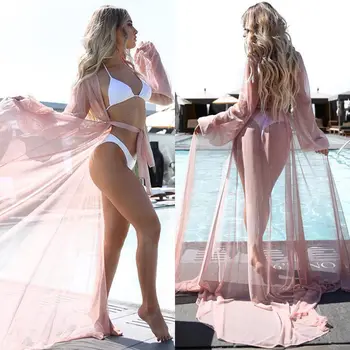 2020 Moterų Paplūdimio Padengti Iki Paplūdimio Suknelė Kietas Bikini Padengti Iki Maudymosi Kostiumėliai Moterims, Chalatas De Plage Paplūdimys Megztinis Dėvėti Maudymosi Kostiumas