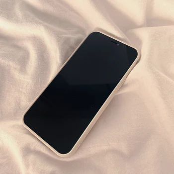 2021 Naujas Silikoninis Telefono dėklas Skirtas Apple iPhone 11 12 Pro X Xr Xs Max 6 6s 7 8 Plius Padengti Mėlynos Gėlės Atvejais