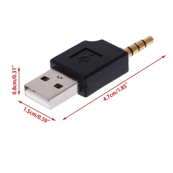 2021 Naujų 3,5 mm USB 2.0 Male Aux Papildomas Adapteris, Skirtas Apple iPod Shuffle 1-osios, 2-osios MP3