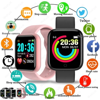 2021 Smartwatch Vyrai, Moterys, Vaikai Smart Watch Širdies Ritmo Sporto Treniruoklių Apyrankė 