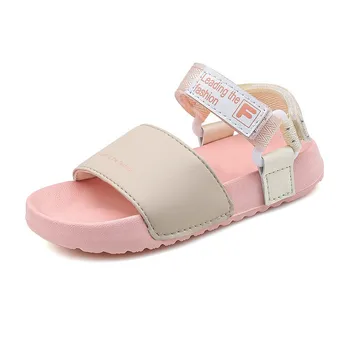 2021 vaikų sandalai kūdikių mados paprasta saldainiai spalvos sandalai berniukų ir mergaičių kietas kvėpuojantis paplūdimio sandalai