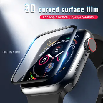 3D Ekrano Apsaugų, Apple Watch Apsauginės Plėvelės 38mm 40mm 42mm 44mm Iwatch 1 2 3 4 5 6 Serijos Se Apsaugos Visiška