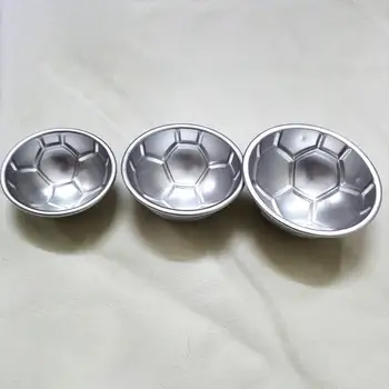 3D Futbolo Formos Tortas Pelėsių Aliuminio Ball Sferoje, netoksiškas Torto Formos Šokolado Visos Virtuvės Kepimo Įrankiai Bakeware 2021
