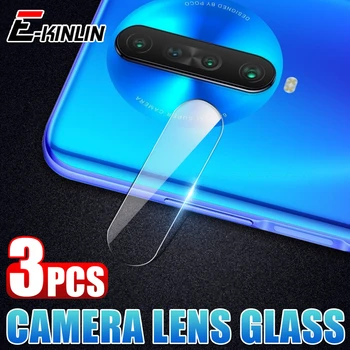 3PCS Atgal Fotoaparato Objektyvą Screen Protector, Grūdintas Stiklas, Apsauginė Plėvelė Xiaomi Redmi 10X EITI S2 K40 K30 Ultra 5G K20 Pro Plus