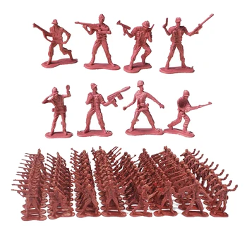4.5 cm Miniatiūriniai Karių Skaičiai Smėlio Arenoje Modelis Žaisti Aksesuaras Vaikai