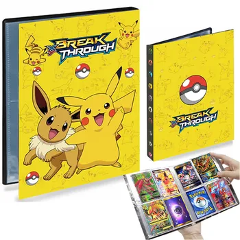4 Kišenėje Pokemon Albumą Kolekcijos Savininkas 240 Korteles Knygos Livre 