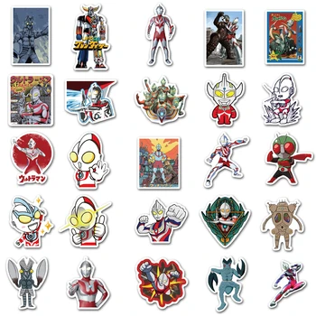 50pcs Ultraman Lipdukai Bagažo Nešiojamas Dviratis, Riedlentė Lipdukai atsparus Vandeniui vaikiškas Žaislas Grafiti Lipdukai