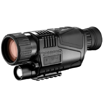5X40 Optika naktinio matymo Monokuliariniai Skaitmeninis ir SPINDULIŲ Teleskopas Zoom Optika Nuotraukų, Vaizdo Įrašymo Medžioklės