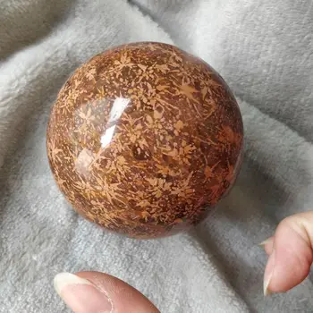 6-8cm Gamtos Astrophyllite Kvarco Kristalo Kamuolius Orange Fejerverkai Akmens Mineralinė Pavyzdys Srityje Ornamentu Gydymo Apdaila