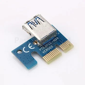 6PIN USB3.0 PCI-E Express 1xto16x Extender Riser Card Adapterio Maitinimo Kasybos Kabelis