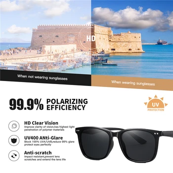 AOFLY Prekės ženklo Dizainas Poliarizuoti Saulės Akiniai Moterims Vyrų Mados 2021 Aikštėje Anti-glare Vairavimo Akiniai nuo saulės Vyrams UV400 gafas de sol