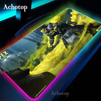 Apex Legendos LED Šviesos Kilimėlis RGB Klaviatūros Dangtelio Stalas-kilimėlis Spalvingas Paviršiaus Pelės Padas atsparus Vandeniui Multi-dydis Kompiuterinių Žaidimų Žaidėjus