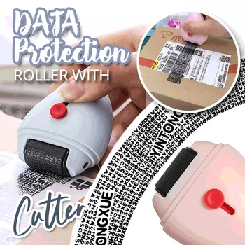 Apsaugos nuo vagystės Roller Antspaudą Privatumo Konfidencialių Duomenų apsaugos Jūsų Saugumo Antspaudas Roller Privatumo Antspaudas Roller Su Cutter