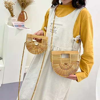 Aukštos Kokybės Moterų Bambuko Prabanga Rankinės Ponios Dizaineris Mažas Crossbody Krepšiai Moterų Mados Moterų Pečių Krepšys