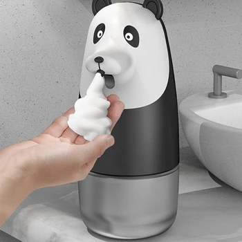 Automatinis Panda Animacinių Filmų Indukcijos Rankų Plovimas, Putų Mašina Prietaiso Protingas Muilo Dozatorius