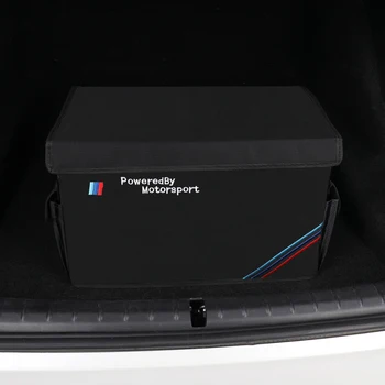 Automobilių Organizatorius Kamieno talpinimo Didelės Talpos Daugiafunkcinis Lankstymo Kamieno Maišas su Logotipu, BMW F30 F10 E36 G30 Priedai