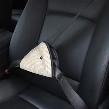 Automobilį Saugiai Viršelis Minkštas Reguliuojamas Vaiko Sėdynės Saugos Diržas Fiksažų Trikampis Anti-atbraila saugos Diržų Bloknote Įrašą, Apsaugos Diržai, Universalus