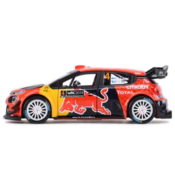 Bburago 1:32 Citroen C3 WRC 2019 Monte Carlo Statinio lydinio Transporto priemonių Kolekcines Modelio Automobilių Žaislai