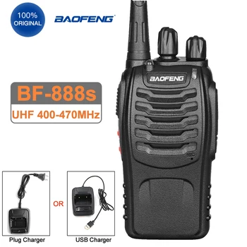 BF-888S Baofeng Walkie Talkie UHF 400-470MHz Nešiojamų Du Būdu Radijo 5W Comunicador Siųstuvo radijo stotelė